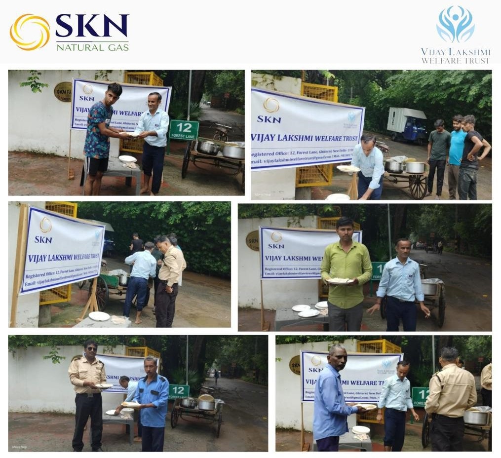 Weekly Food Distribution at Ghitorni, New Delhi